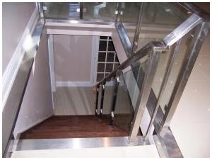 Stainless Steel Railing With Glass