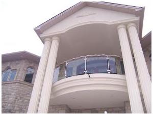 Stainless Steel Railing With Glass