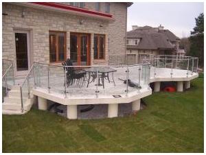 Stainless Steel Railing With Glass