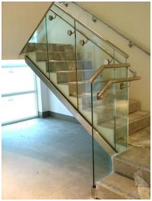 CIBC Oshawa Custom Steel Stair With Stainless Steel Railing