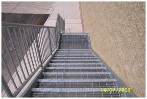 Galvanized Steel Stair